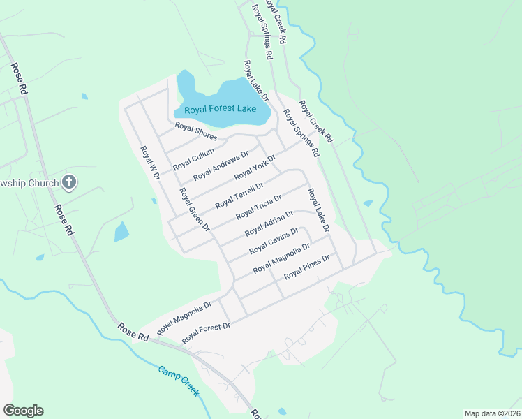 map of restaurants, bars, coffee shops, grocery stores, and more near 10692 Royal Tricia Drive in Conroe