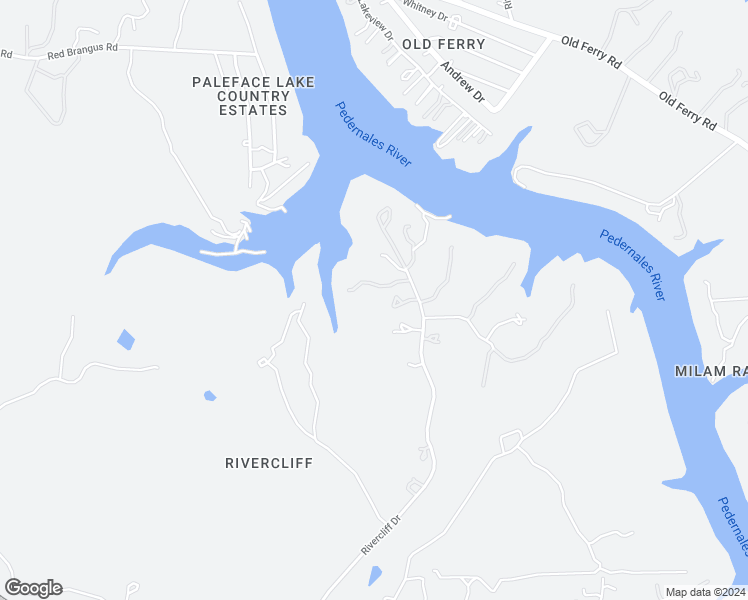 map of restaurants, bars, coffee shops, grocery stores, and more near 812 Rivercliff Rd in Spicewood