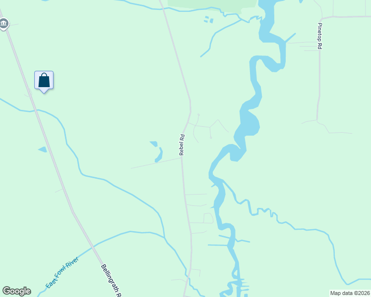 map of restaurants, bars, coffee shops, grocery stores, and more near 13050 Rebel Road in Theodore