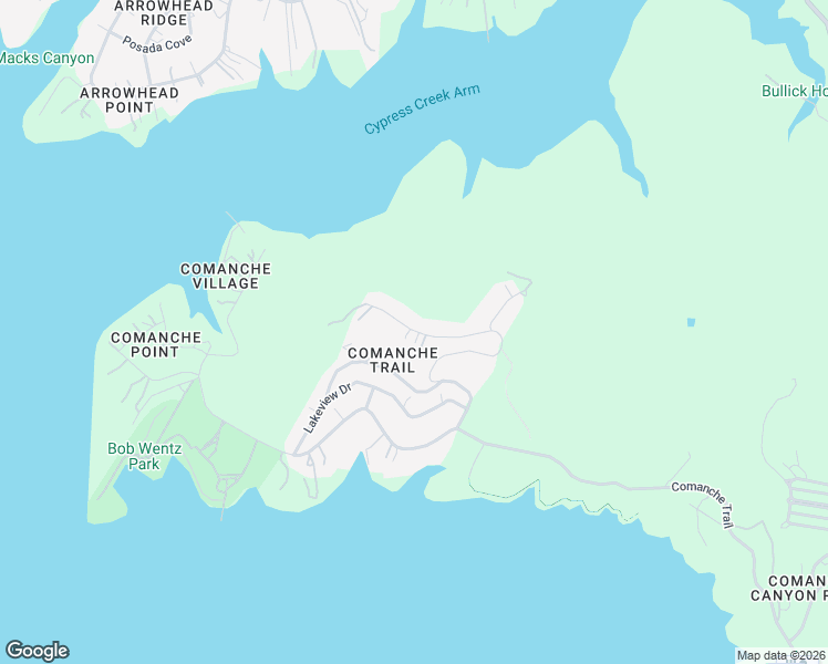 map of restaurants, bars, coffee shops, grocery stores, and more near 13906 Panorama Drive in Austin