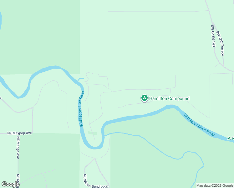 map of restaurants, bars, coffee shops, grocery stores, and more near Southeast 44 Avenue in Jasper