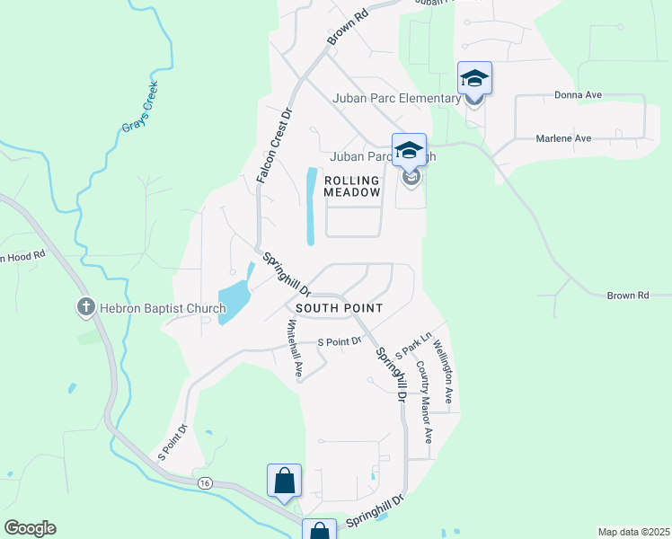 map of restaurants, bars, coffee shops, grocery stores, and more near 11282 Shady Bend Drive in Denham Springs