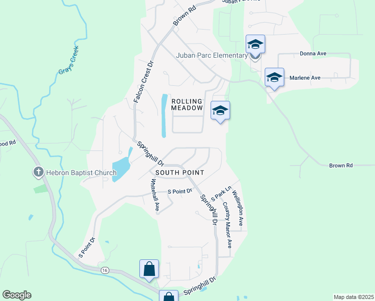 map of restaurants, bars, coffee shops, grocery stores, and more near 11310 Shady Bend Drive in Denham Springs