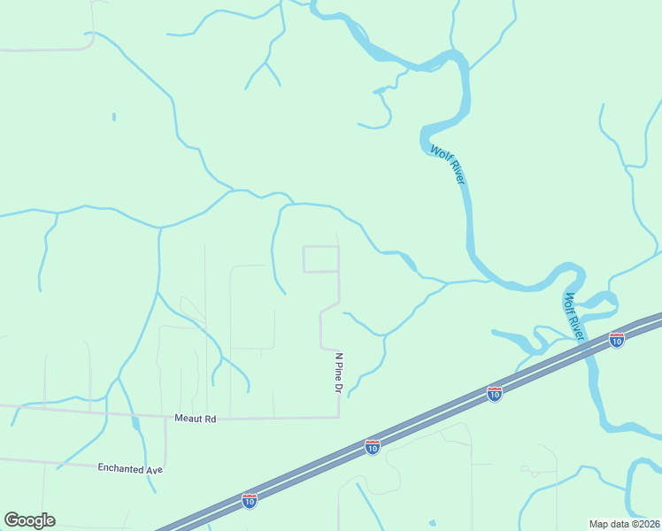 map of restaurants, bars, coffee shops, grocery stores, and more near 22469 North Pine Extension in Pass Christian