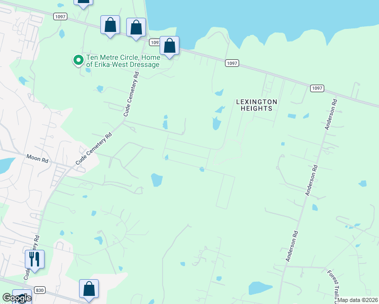 map of restaurants, bars, coffee shops, grocery stores, and more near 12310 Glenmar in Willis