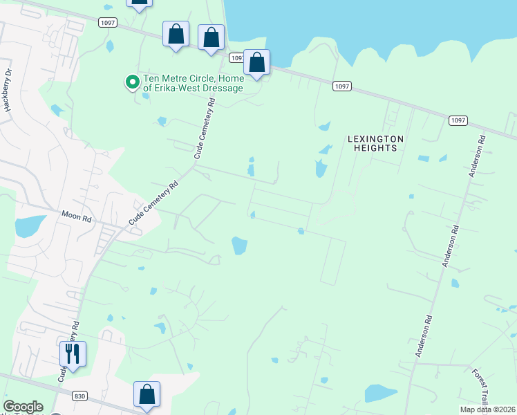 map of restaurants, bars, coffee shops, grocery stores, and more near 12310 Glenmar in Willis