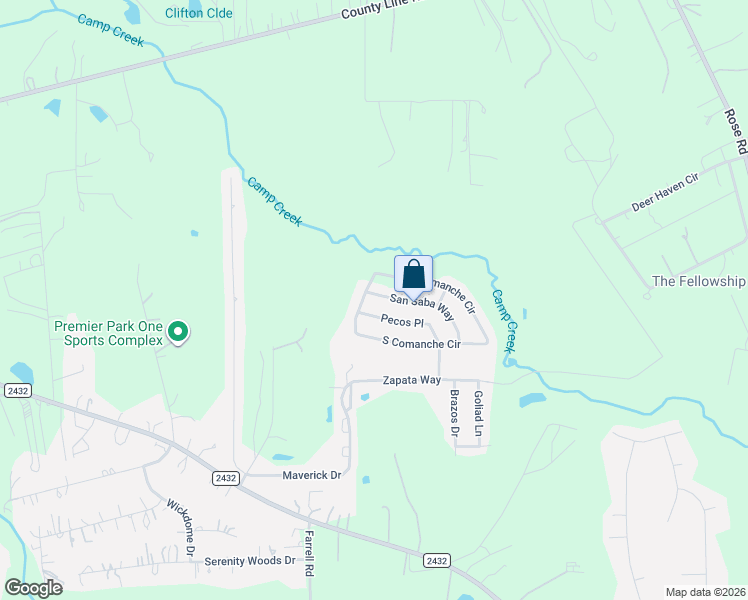 map of restaurants, bars, coffee shops, grocery stores, and more near 9002 San Saba Way in Willis