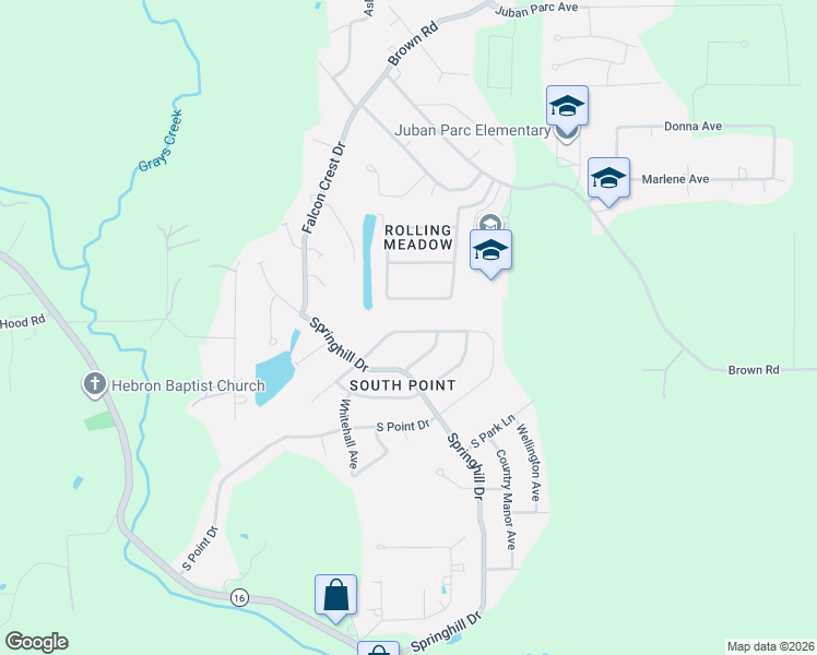 map of restaurants, bars, coffee shops, grocery stores, and more near 11282 Shady Bend Drive in Denham Springs