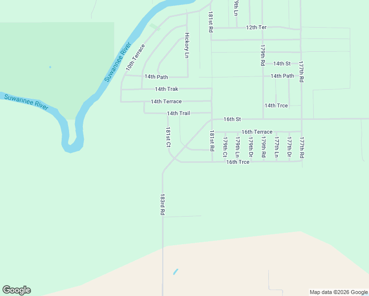 map of restaurants, bars, coffee shops, grocery stores, and more near 1664 183rd Road in Live Oak