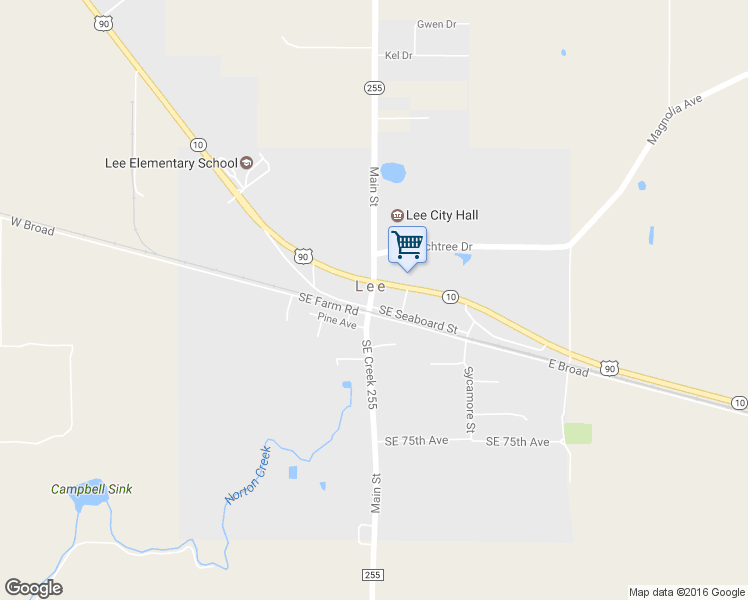 map of restaurants, bars, coffee shops, grocery stores, and more near 145 Main Street in Lee