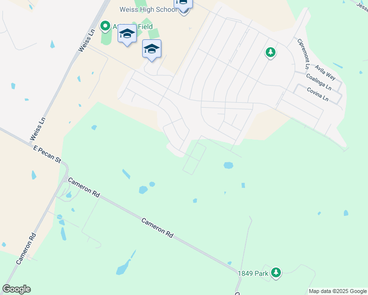 map of restaurants, bars, coffee shops, grocery stores, and more near 16705 Chateau Julien Lane in Pflugerville