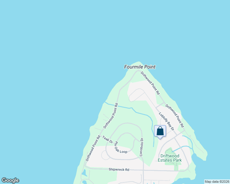 map of restaurants, bars, coffee shops, grocery stores, and more near 721 Driftwood Point Road in Santa Rosa Beach