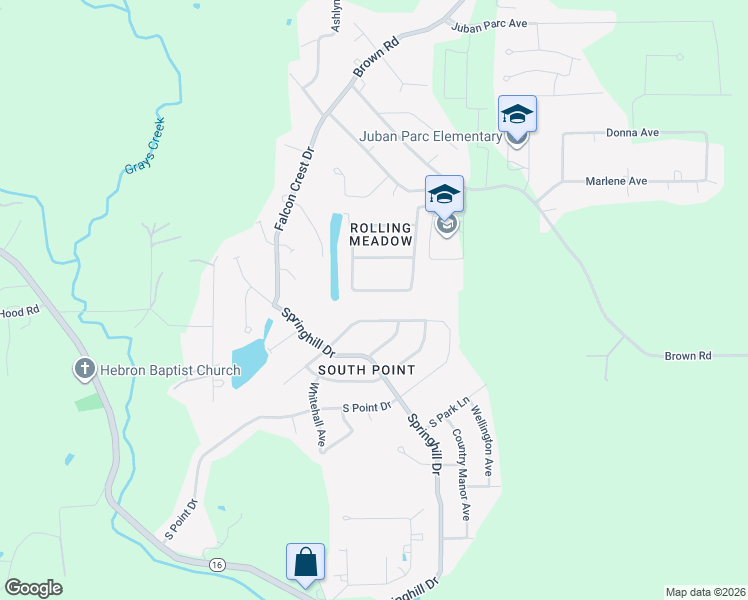 map of restaurants, bars, coffee shops, grocery stores, and more near 12195 Sundown Drive in Denham Springs