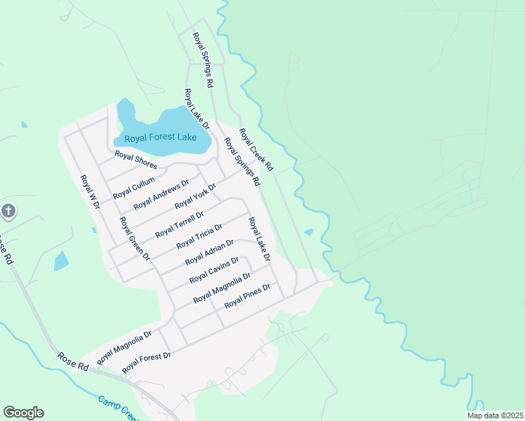 map of restaurants, bars, coffee shops, grocery stores, and more near 12693 Royal Springs Road in Conroe