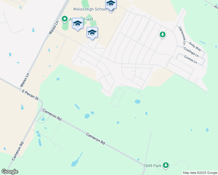 map of restaurants, bars, coffee shops, grocery stores, and more near 16705 Chateau Julien Lane in Pflugerville