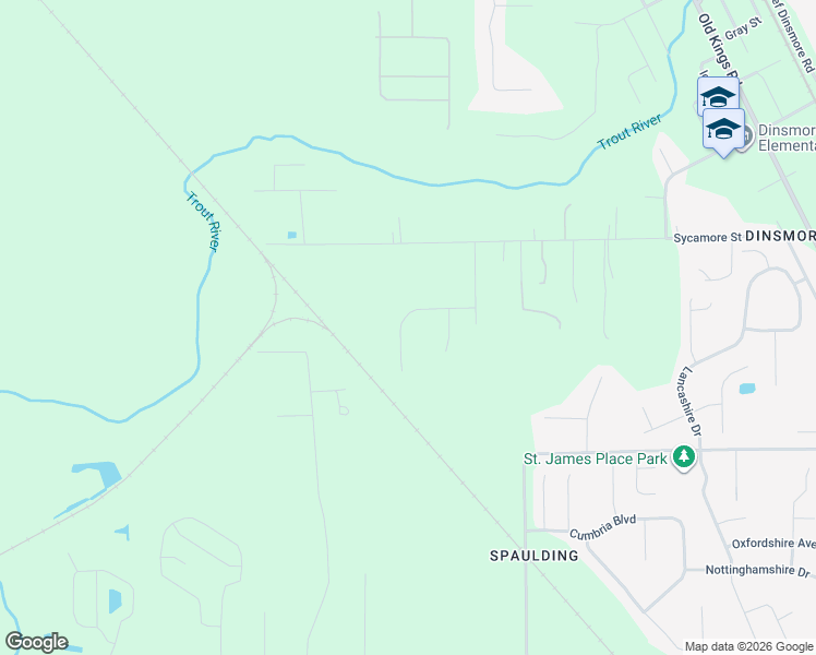 map of restaurants, bars, coffee shops, grocery stores, and more near 7850 Fox Tail Lane in Jacksonville