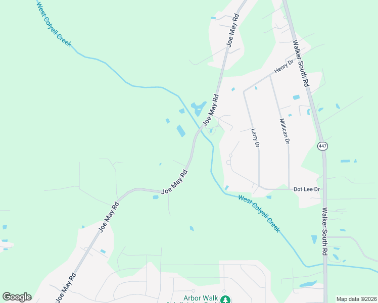 map of restaurants, bars, coffee shops, grocery stores, and more near 24281 Joe May Road in Denham Springs