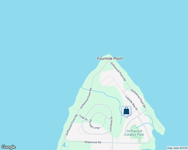 map of restaurants, bars, coffee shops, grocery stores, and more near 721 Driftwood Point Road in Santa Rosa Beach