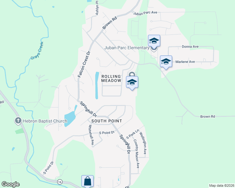 map of restaurants, bars, coffee shops, grocery stores, and more near 12251 Sundown Drive in Denham Springs