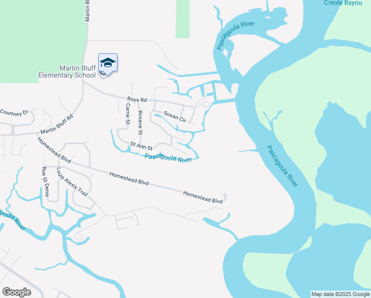 728 Saint Ann Street, Gautier MS Walk Score