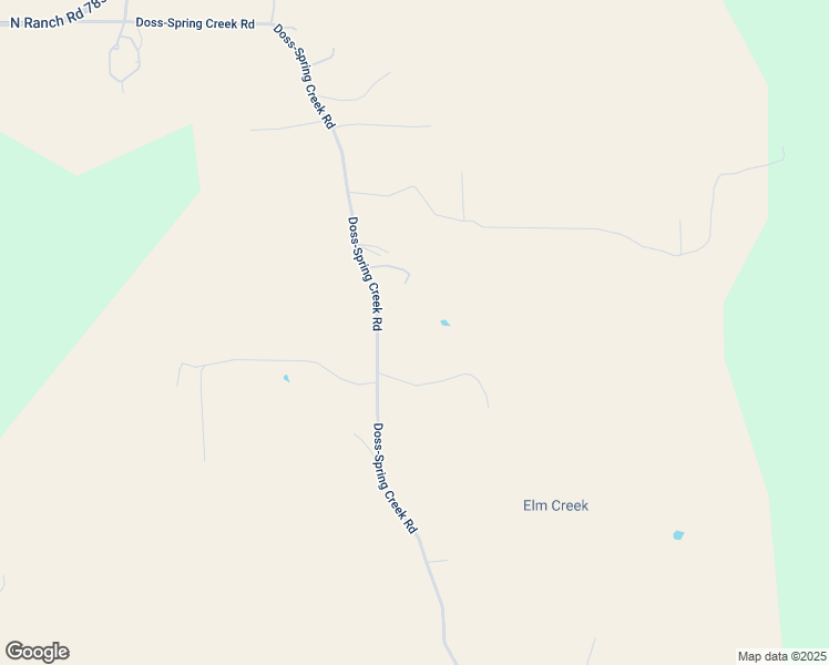 map of restaurants, bars, coffee shops, grocery stores, and more near 8872 Doss-Spring Creek Road in Doss