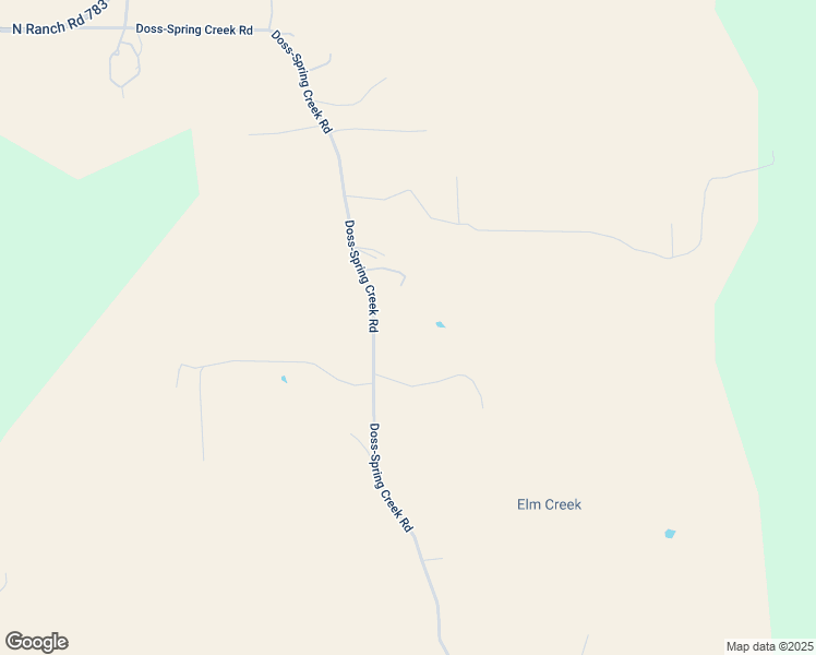 map of restaurants, bars, coffee shops, grocery stores, and more near 8872 Doss-Spring Creek Road in Doss