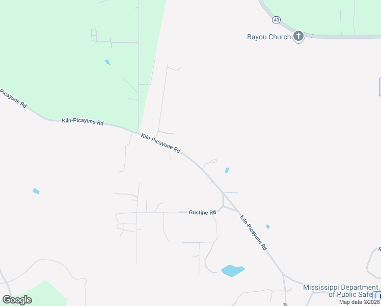 map of restaurants, bars, coffee shops, grocery stores, and more near 7410 Kiln-Picayune Road in Kiln