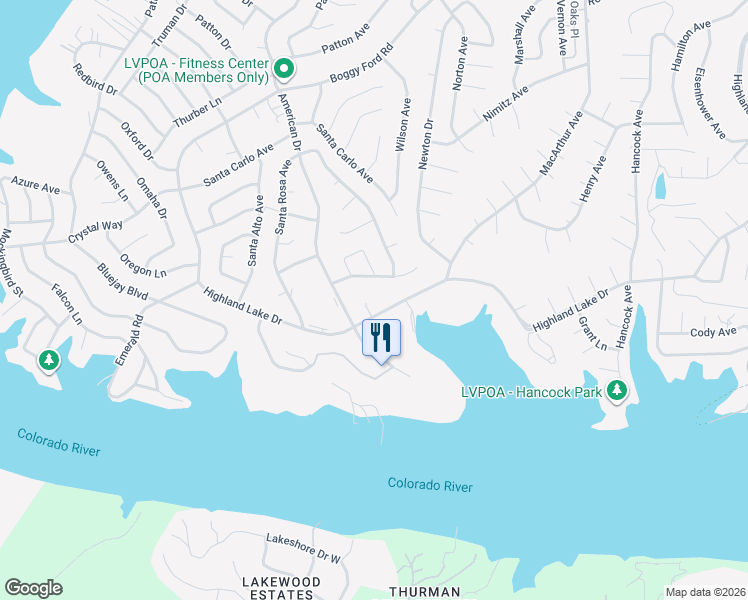 map of restaurants, bars, coffee shops, grocery stores, and more near 21103 Santa Paula Avenue in Leander