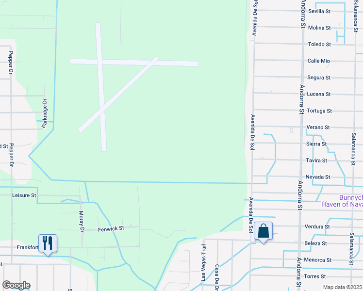 map of restaurants, bars, coffee shops, grocery stores, and more near Holley Nolf Airfield in Navarre