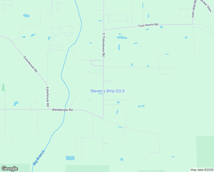 map of restaurants, bars, coffee shops, grocery stores, and more near 39162 South Thibodeaux Road in Ponchatoula