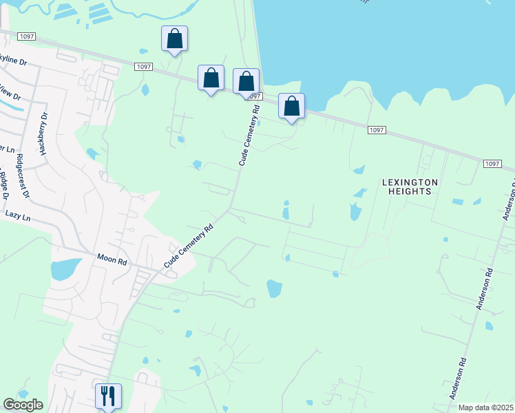 map of restaurants, bars, coffee shops, grocery stores, and more near 12310 Glenmar Drive in Willis