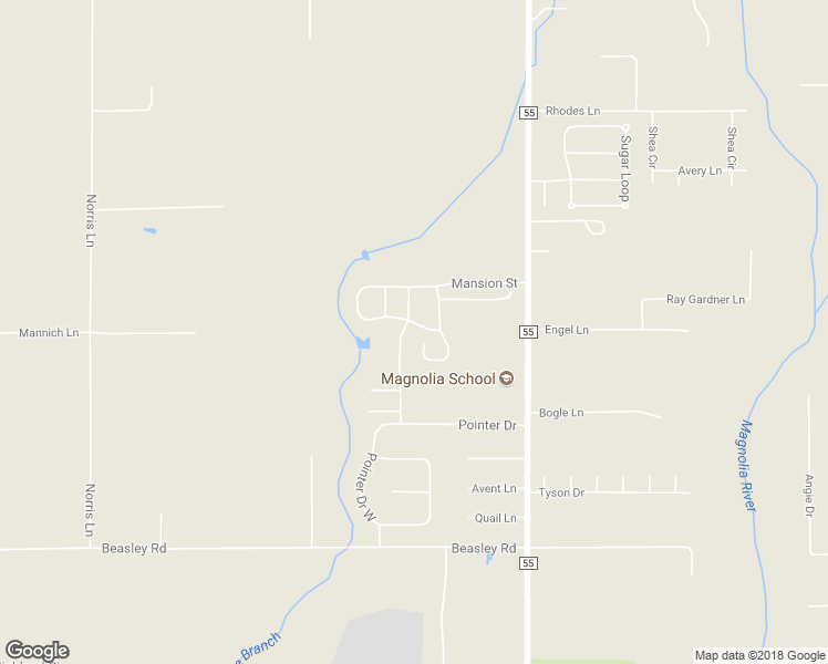 map of restaurants, bars, coffee shops, grocery stores, and more near 15941 Mansion Street in Foley