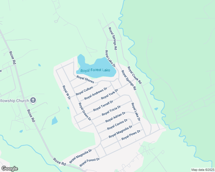 map of restaurants, bars, coffee shops, grocery stores, and more near 10559 Royal Andrews Drive in Conroe