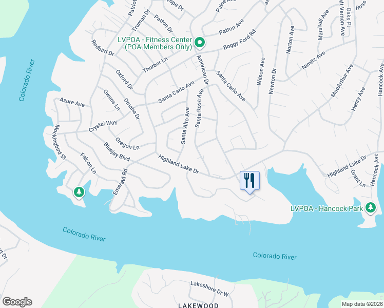 map of restaurants, bars, coffee shops, grocery stores, and more near 21204 Santa Cecelia Cove in Leander