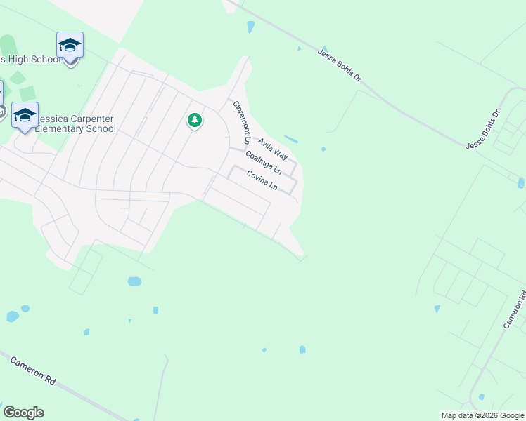 map of restaurants, bars, coffee shops, grocery stores, and more near 6712 Golden Bough Lane in Pflugerville