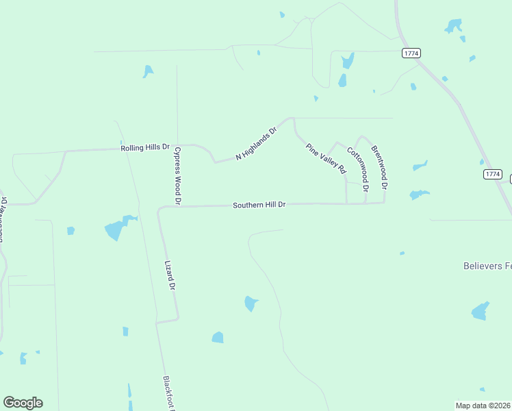 map of restaurants, bars, coffee shops, grocery stores, and more near Southern Hill Drive in Navasota