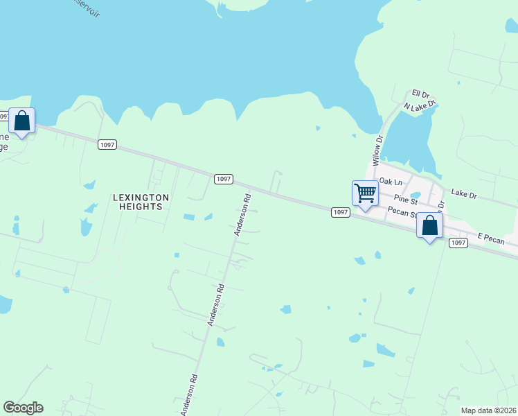 map of restaurants, bars, coffee shops, grocery stores, and more near 11247 Farm to Market 1097 in Willis