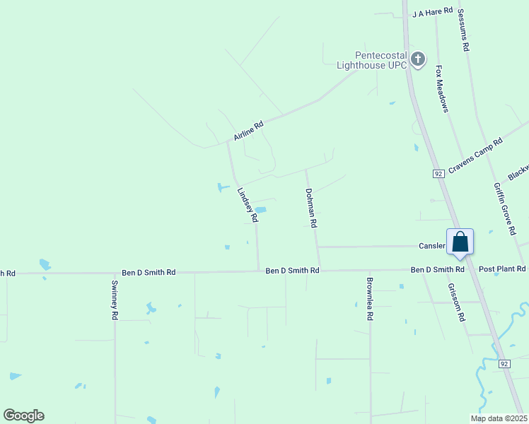 map of restaurants, bars, coffee shops, grocery stores, and more near 4194 Lindsey Road in Silsbee