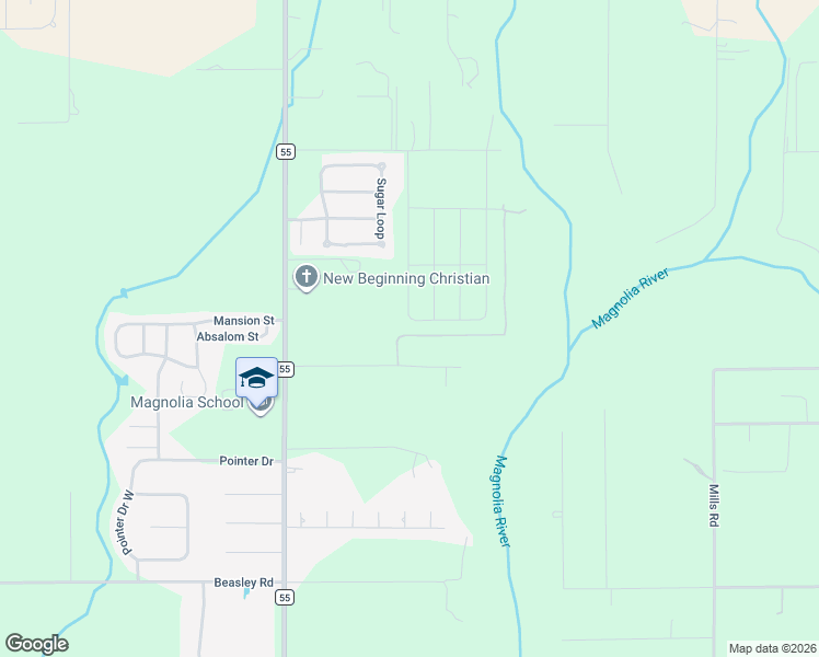 map of restaurants, bars, coffee shops, grocery stores, and more near 13425 Ray Gardner Lane in Foley