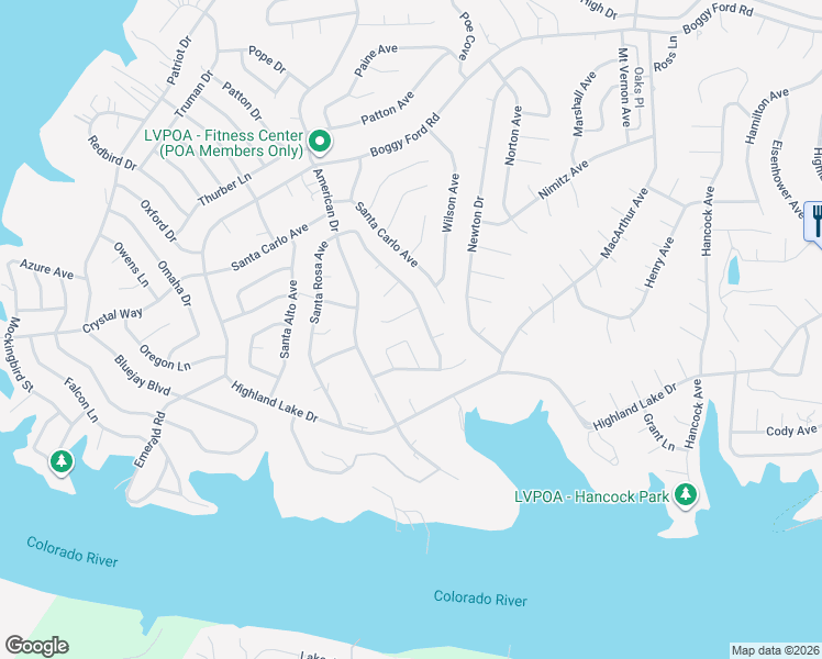 map of restaurants, bars, coffee shops, grocery stores, and more near 2211 Vicksburg Cove in Leander