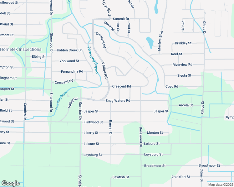 map of restaurants, bars, coffee shops, grocery stores, and more near 2431 Knotty Pine Drive in Navarre