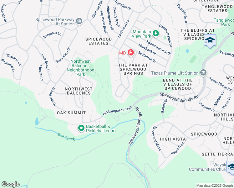 map of restaurants, bars, coffee shops, grocery stores, and more near 9020 Lockleven Loop in Austin
