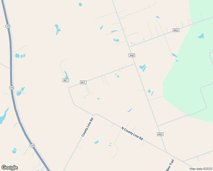 map of restaurants, bars, coffee shops, grocery stores, and more near 301 County Road 461 in Coupland