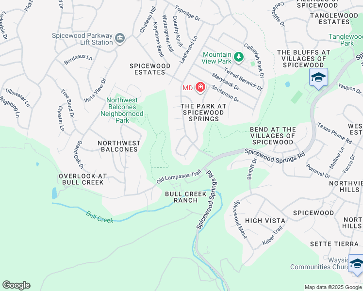map of restaurants, bars, coffee shops, grocery stores, and more near 9020 Lockleven Loop in Austin