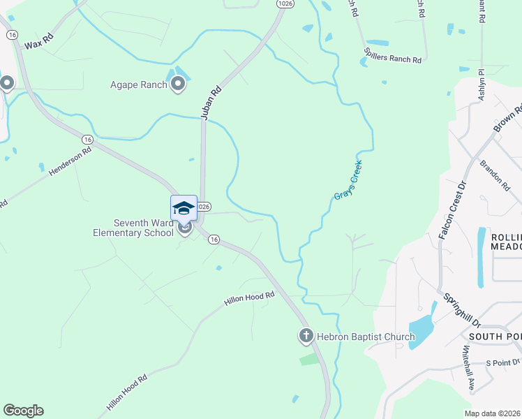 map of restaurants, bars, coffee shops, grocery stores, and more near 10068-10134 Oneal Lane in Denham Springs