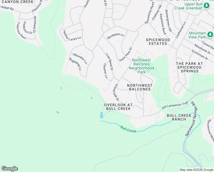 map of restaurants, bars, coffee shops, grocery stores, and more near 9801 Tree Bend Cove in Austin