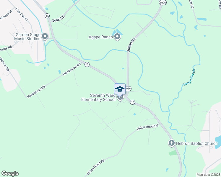 map of restaurants, bars, coffee shops, grocery stores, and more near 24621 Louisiana 16 in Denham Springs