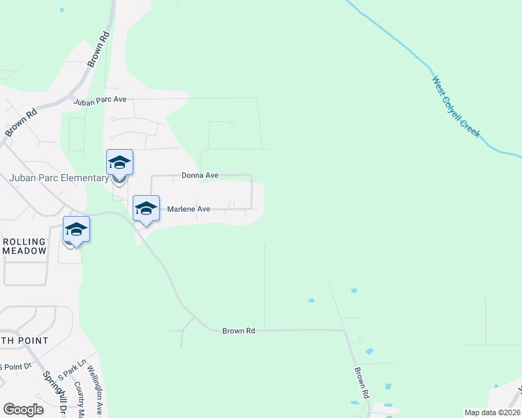 map of restaurants, bars, coffee shops, grocery stores, and more near 24590 Kenneth Drive in Denham Springs