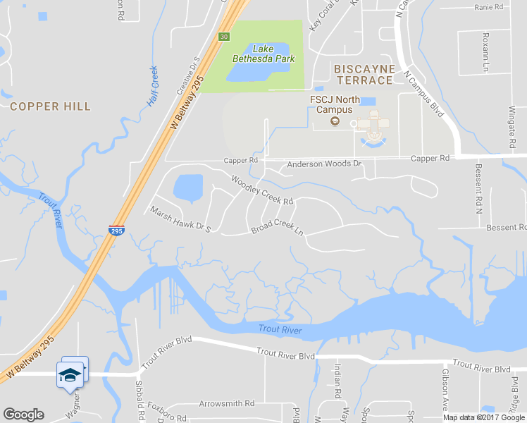 map of restaurants, bars, coffee shops, grocery stores, and more near 10325 Planters Wood Drive in Jacksonville