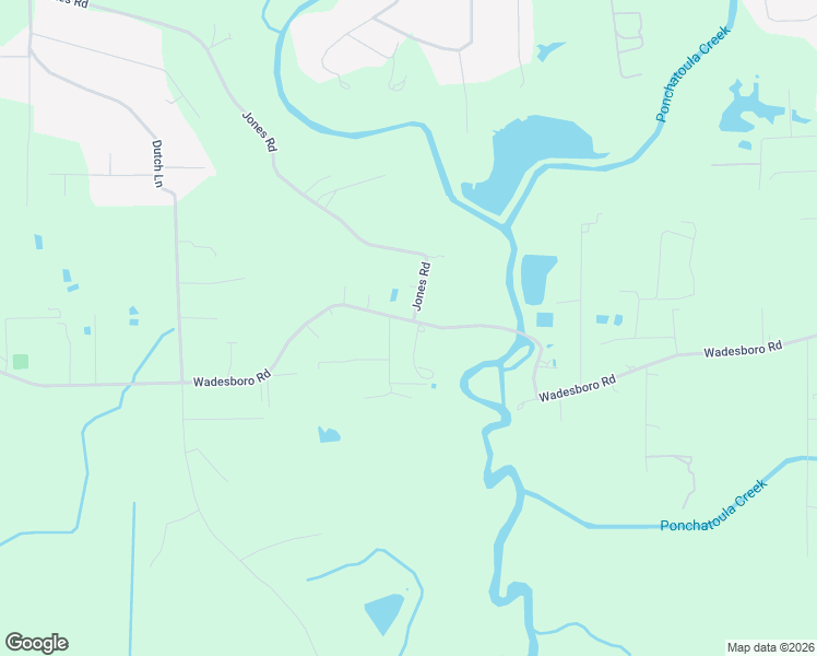 map of restaurants, bars, coffee shops, grocery stores, and more near 14221 Jones Road in Ponchatoula
